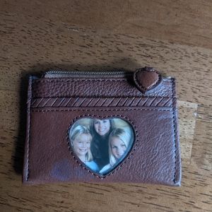 New Brighton brown zipped coin purse